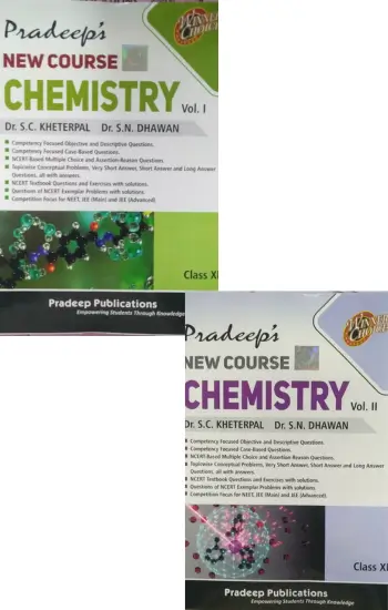 Pradeep's New Course Chemistry (Vol. 1 & 2) for CBSE Class 12 - Examination 2025-2026