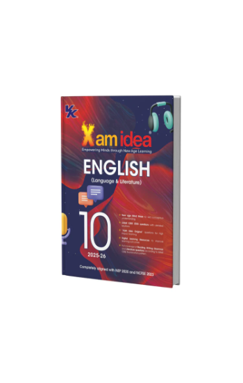 Xam idea Class 10 English (Language & Literature) (2025-2026) | Mind Maps & Digital Learning | NEP 2020 & NCFSE 2023 Aligned | Full Coverage of Reading, Writting, Grammer & Literature Qs